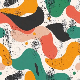 抽象多彩几何图案背景