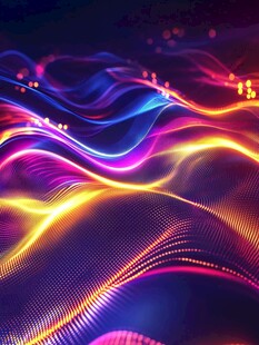 炫彩流动光效动态背景图