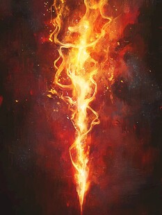 火焰长剑 炽热的魔幻力量