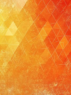 橙黄几何纹理背景图案