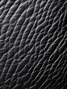 黑色皮革纹理特写