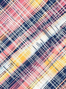 多彩斜线交错几何图案