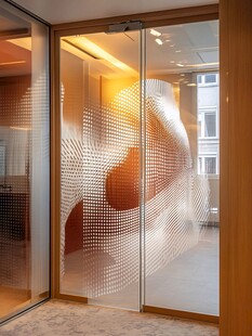 创意玻璃隔断 现代办公空间