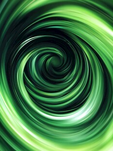 绿色动感螺旋旋涡背景图