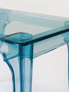 透明蓝调创意玻璃桌