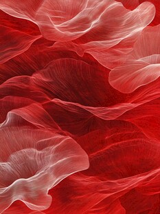 红色梦幻花瓣纹理背景