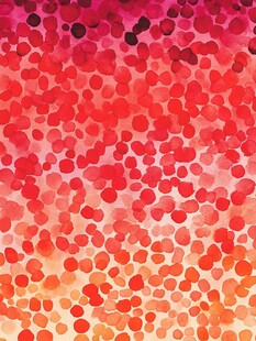 渐变红色系点状水彩背景