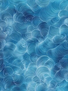 蓝色海浪纹理背景图案