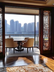 中式雅室赏城市江景风光