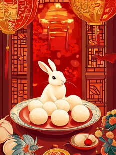 玉兔贺春 共品元宵佳节