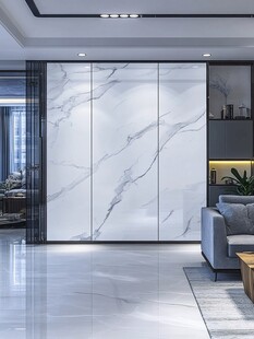 现代简约大理石纹理客厅墙