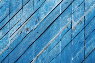 蓝色木板纹理特写