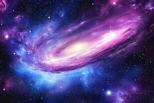 梦幻绚丽的宇宙星系景观