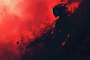 红色宇宙中的神秘身影