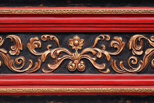 中式木雕花纹精美饰边