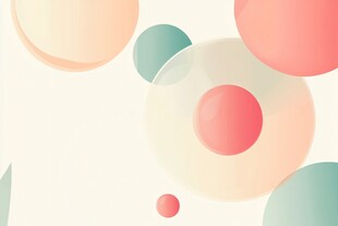 多彩圆形图案背景