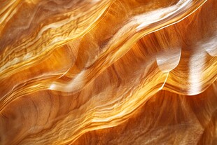 金色灵动波纹纹理