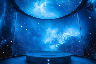 梦幻星空主题室内场景