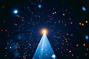 梦幻光效宇宙粒子场景