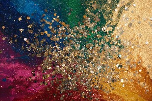 多彩闪耀金粉背景纹理
