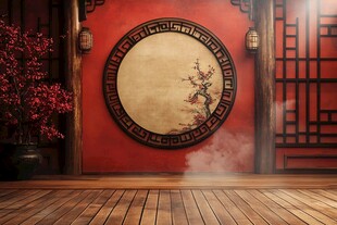 中式古风室内场景展示