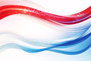 红蓝白动感流线背景图