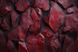 红色碎裂岩石纹理背景