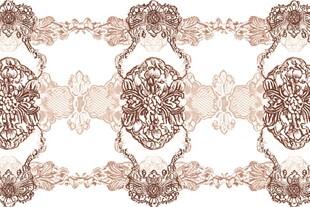 复古精致花纹无缝图案