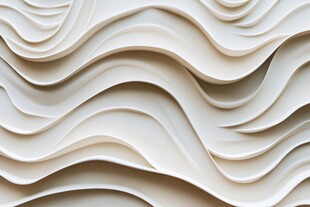 立体波浪纹理墙面装饰