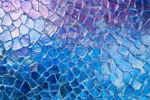 蓝紫色渐变玻璃马赛克纹理