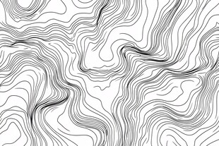 黑白线条抽象纹理图案