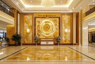 豪华大气的酒店大堂空间