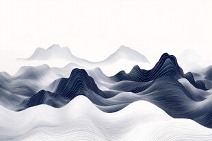 水墨山峦 写意东方意境