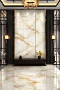 现代奢华大理石玄关设计