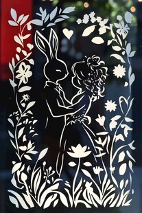 兔与少女的浪漫花草之境