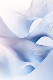 梦幻蓝白渐变流动纹理