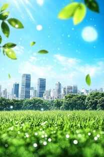 城市绿野风光