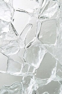 晶莹剔透碎冰纹理特写