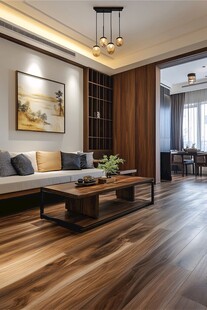 现代简约风温馨客厅空间