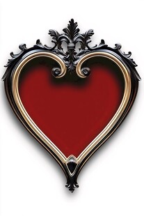 心形复古装饰框架