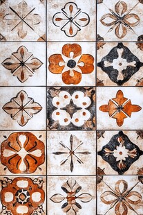 复古花纹瓷砖图案集合