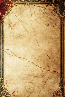 复古裂纹边框陈旧纸张背景