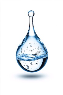 水滴中的灵动水波世界