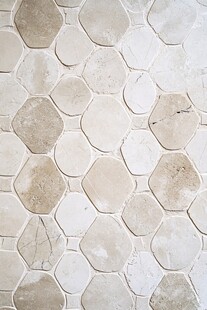 六边形大理石瓷砖纹理