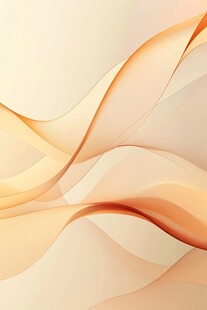 梦幻橙色流动线条背景