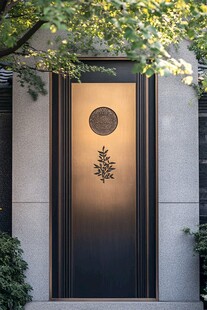 中式典雅入户门设计展示