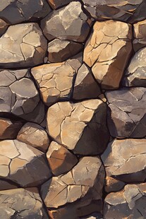 嶙峋石块纹理图案