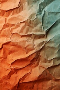 彩色褶皱纸张纹理背景