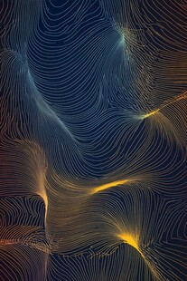 绚丽动感线条抽象艺术图