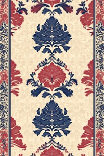 复古花卉图案精美织物纹理